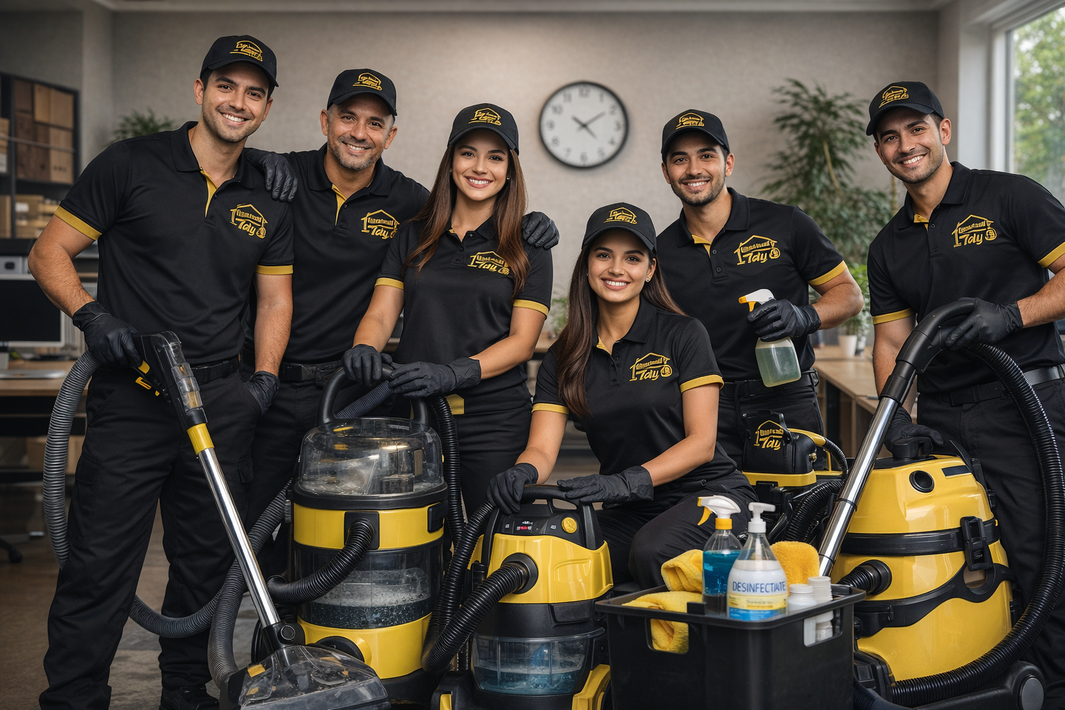 Nuestro equipo de trabajo en Limpieza Total Taty